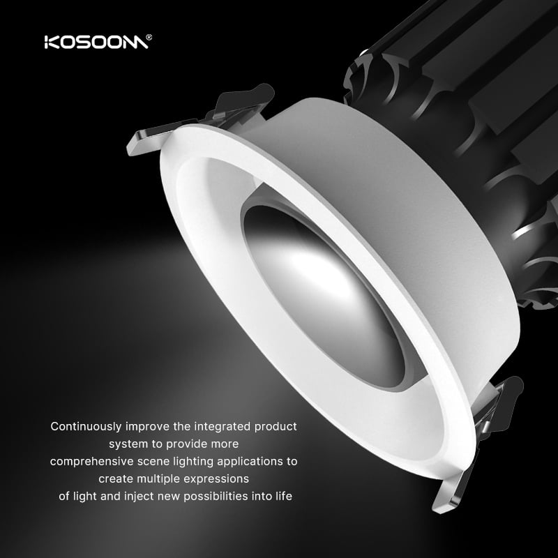 30W 2000LM Downlight LED Lente de Luz con Ángulo Ajustable - Bridgelux V13B - SLF09530R - Kosoom-Downlight LED-Productos Personalizados