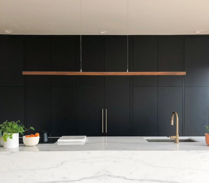 lámpara lineal led cocina