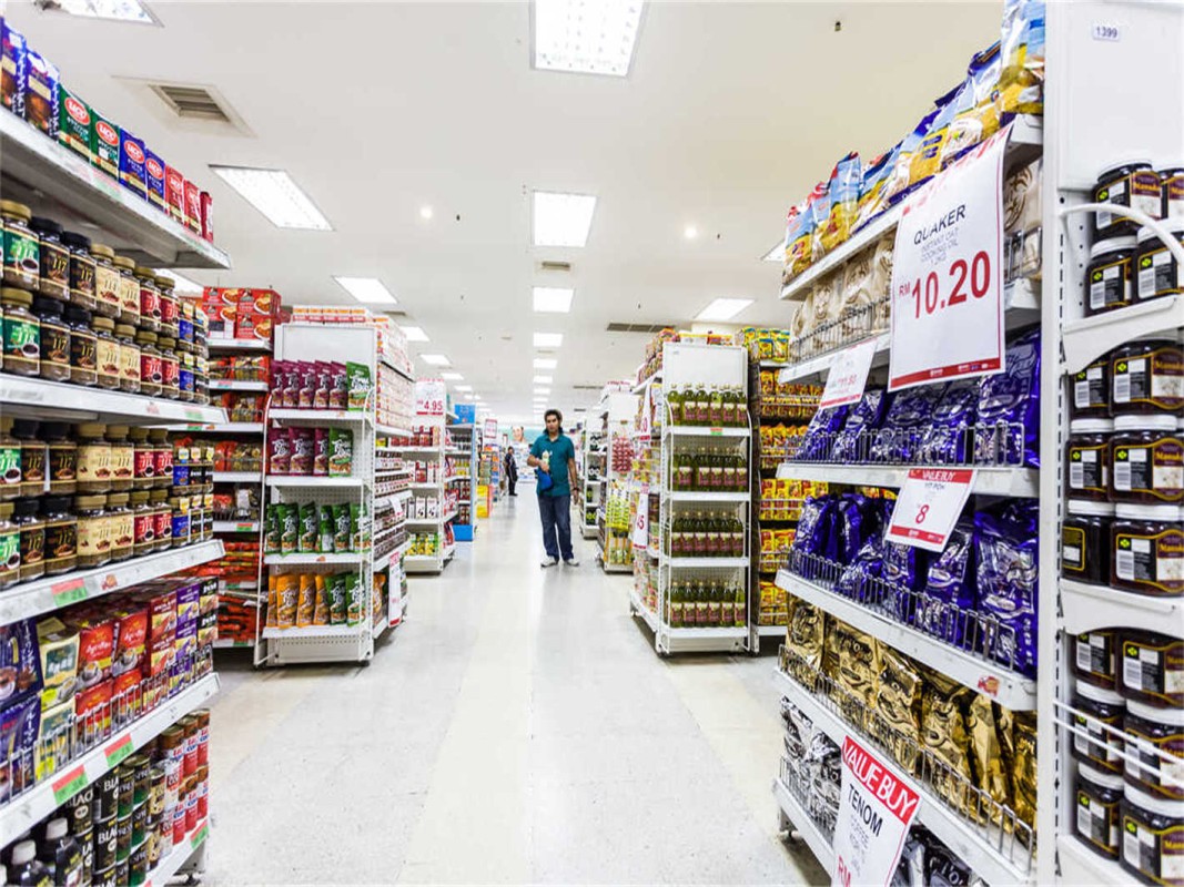 panel led supermercado